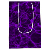 Sac Cadeau Moyen Bright Neon Purple Flaming Water (Dos)