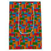 Sac Cadeau Moyen Brique de construction colorée (Dos)