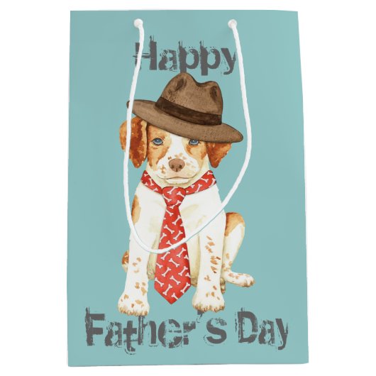 Sac Cadeau Moyen Brittany Papa (Devant)