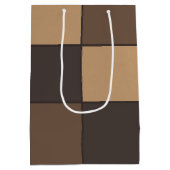 Sac Cadeau Moyen Brown Checkers (Dos)