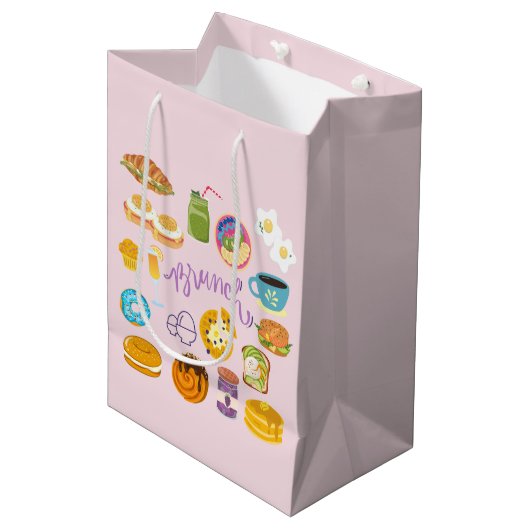 Sac Cadeau Moyen Brunch Squad (Devant Angle)