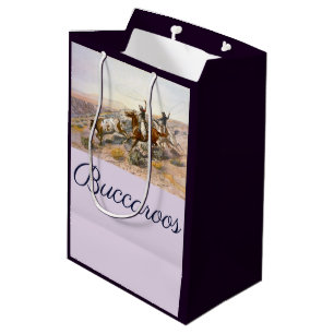 Sac Cadeau Moyen Buccaroos vintage de Charles Marion Russell