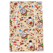 Sac Cadeau Moyen Buddy l'Elfe | Motif de Noël (Devant)