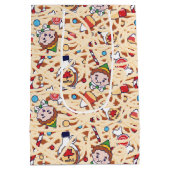 Sac Cadeau Moyen Buddy l'Elfe | Motif de Noël (Dos)