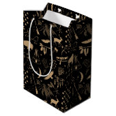 Sac Cadeau Moyen Buffalo Kraft Paper Joy & Peace ID599 (Dos Angle)