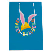 Sac Cadeau Moyen BUGS BUNNY BUILDERS™| Logo Cercle Casque (Dos)