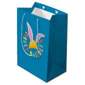 Sac Cadeau Moyen BUGS BUNNY BUILDERS™| Logo Cercle Casque (Dos Angle)