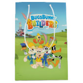 Sac Cadeau Moyen BUGS BUNNY BUILDERS™| The Looney Builders Group (Devant)