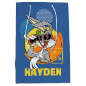 Sac Cadeau Moyen BUGS BUNNY™ - Graphique de vacances à Singapour (Devant)