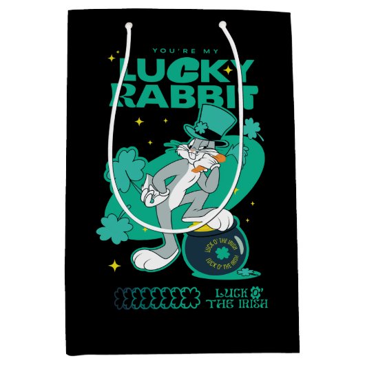 Sac Cadeau Moyen BUGS BUNNY™ Lucky Rabbit (Devant)