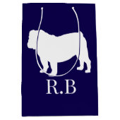 Sac Cadeau Moyen Bulldog Blue Golf (Devant)