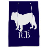 Sac Cadeau Moyen Bulldog Blue Golf (Dos)