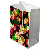 Sac Cadeau Moyen Bulles arc-en-ciel (Devant Angle)