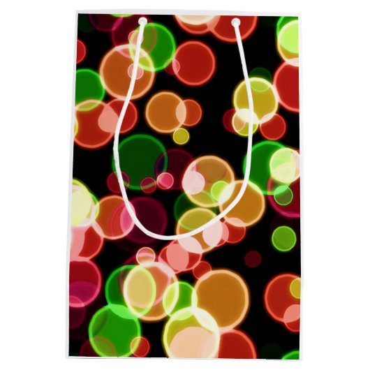 Sac Cadeau Moyen Bulles arc-en-ciel (Dos)