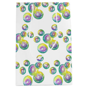Sac Cadeau Moyen Bulles de savon arc-en-ciel Iridescentes