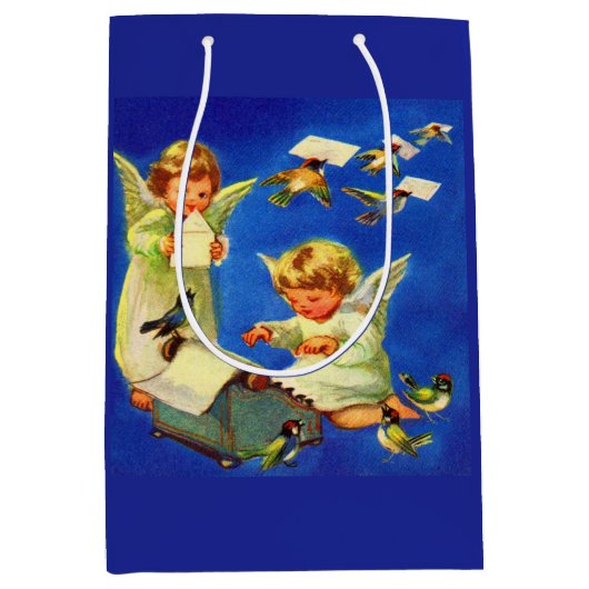 Sac Cadeau Moyen bureau de poste des anges (Devant)