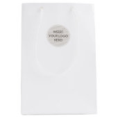 Sac Cadeau Moyen BUSINESS LOGO PACKAGING modern professional (Devant)