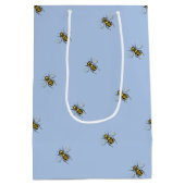 Sac Cadeau Moyen Busy Bee Cute Little Honeybee Reine des abeilles (Dos)