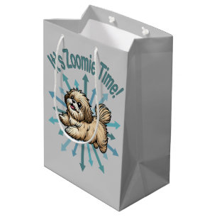 Sac Cadeau Moyen C’est Zoomie Time Shih Tzu