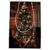 Sac Cadeau Moyen Cabine de journal Noël (Dos)