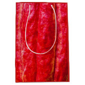 Sac Cadeau Moyen cabosse rouge (Devant)