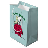 Sac Cadeau Moyen cacahuètes | 'C'est la saison! (Dos Angle)