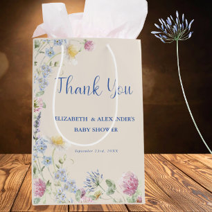 Sac Cadeau Moyen Cadeau de Remerciement pour Baby Shower Couple Fle