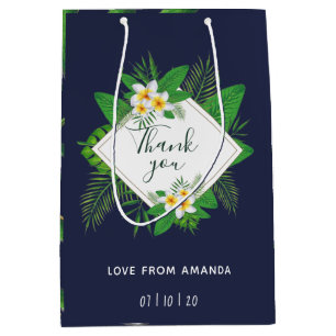 Sac Cadeau Moyen Cadeau d'invité de fête Luau Aloha hawaïen