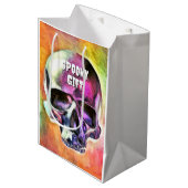 Sac Cadeau Moyen Cadeau effrayant. (Devant Angle)