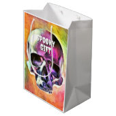 Sac Cadeau Moyen Cadeau effrayant. (Dos Angle)
