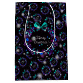 Sac Cadeau Moyen Cadeau élégant de Noël moderne (Devant)