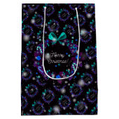 Sac Cadeau Moyen Cadeau élégant de Noël moderne (Dos)