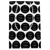 Sac Cadeau Moyen Cadeaux clients du logo de l'entreprise promotionn (Devant)