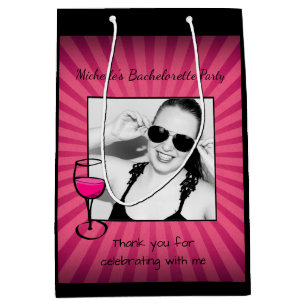 Sac Cadeau Moyen Cadre Bachelorette personnalisé