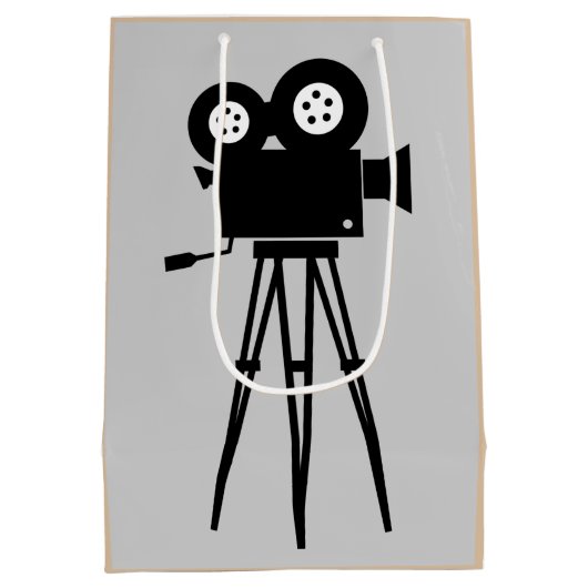 SAC CADEAU MOYEN CAMÉRA CINE CRÉATIVE ET CONCEPTION TRIPOD (Dos)