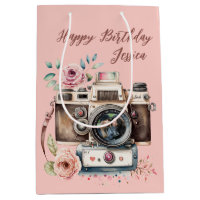 Caméra vintage avec photo