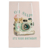 Sac Cadeau Moyen Caméra vintage | Oh, Snap ! (Dos)