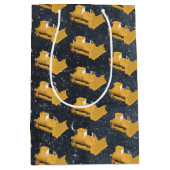 Sac Cadeau Moyen Camion de construction Bulldozer (Devant)