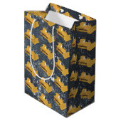 Sac Cadeau Moyen Camion de construction Bulldozer (Dos Angle)