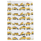 Sac Cadeau Moyen Camions de construction Camions de construction (Devant)