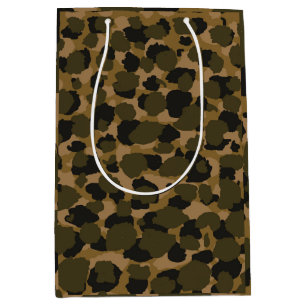 Sac Cadeau Moyen Camo Abstrait