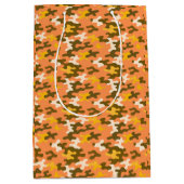 Sac Cadeau Moyen Camo orange (Devant)