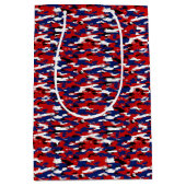 Sac Cadeau Moyen Camo patriotique (Devant)