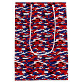 Sac Cadeau Moyen Camo patriotique (Dos)