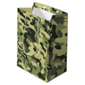Sac Cadeau Moyen Camo vert (Dos Angle)