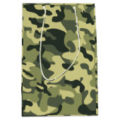 Sac Cadeau Moyen Camo vert (Devant)