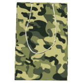 Sac Cadeau Moyen Camo vert (Dos)