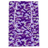 Sac Cadeau Moyen Camo violet (Devant)