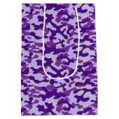 Sac Cadeau Moyen Camo violet (Dos)