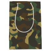 Sac Cadeau Moyen Camouflage de forêt  (Devant)